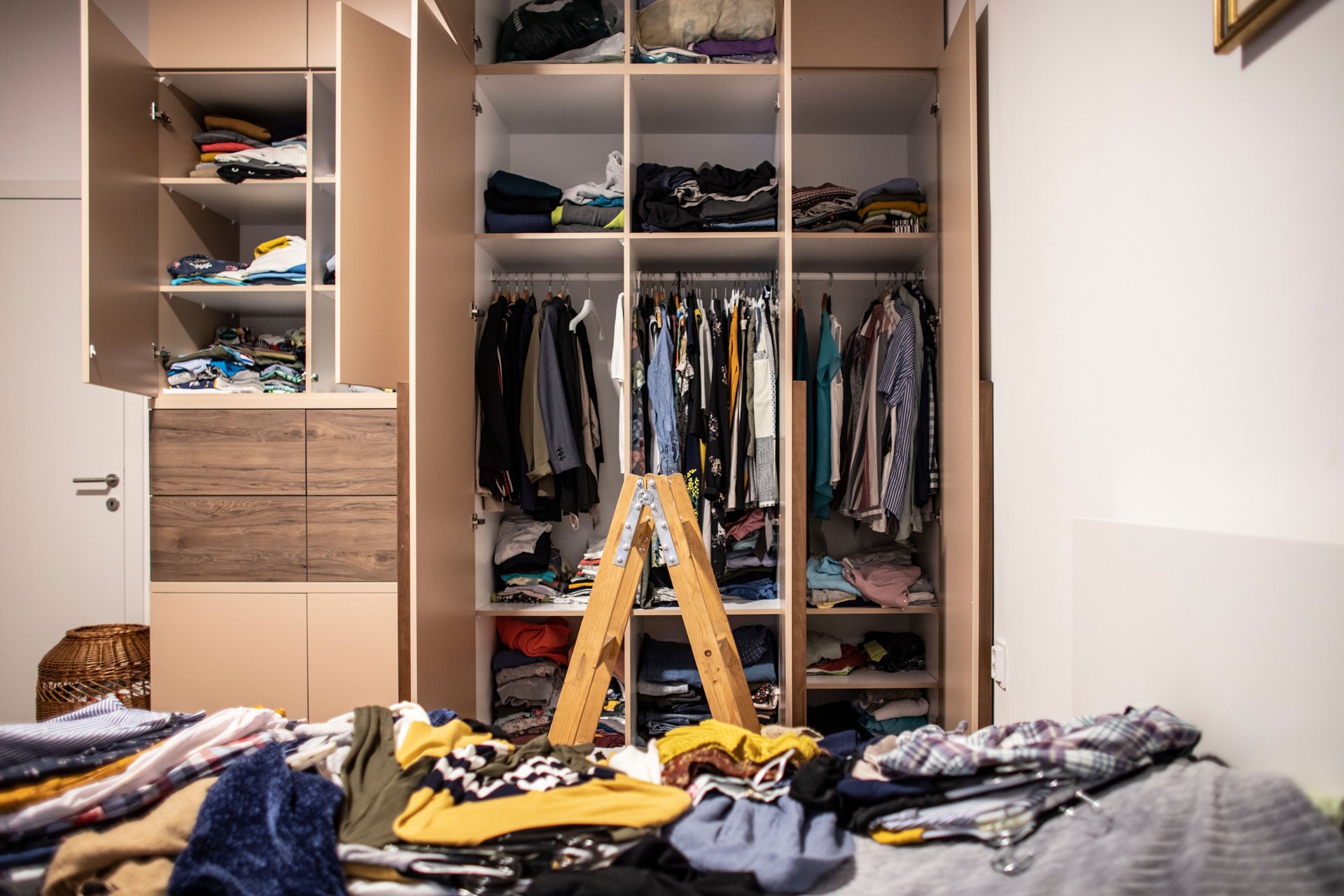 Untidy bedroom