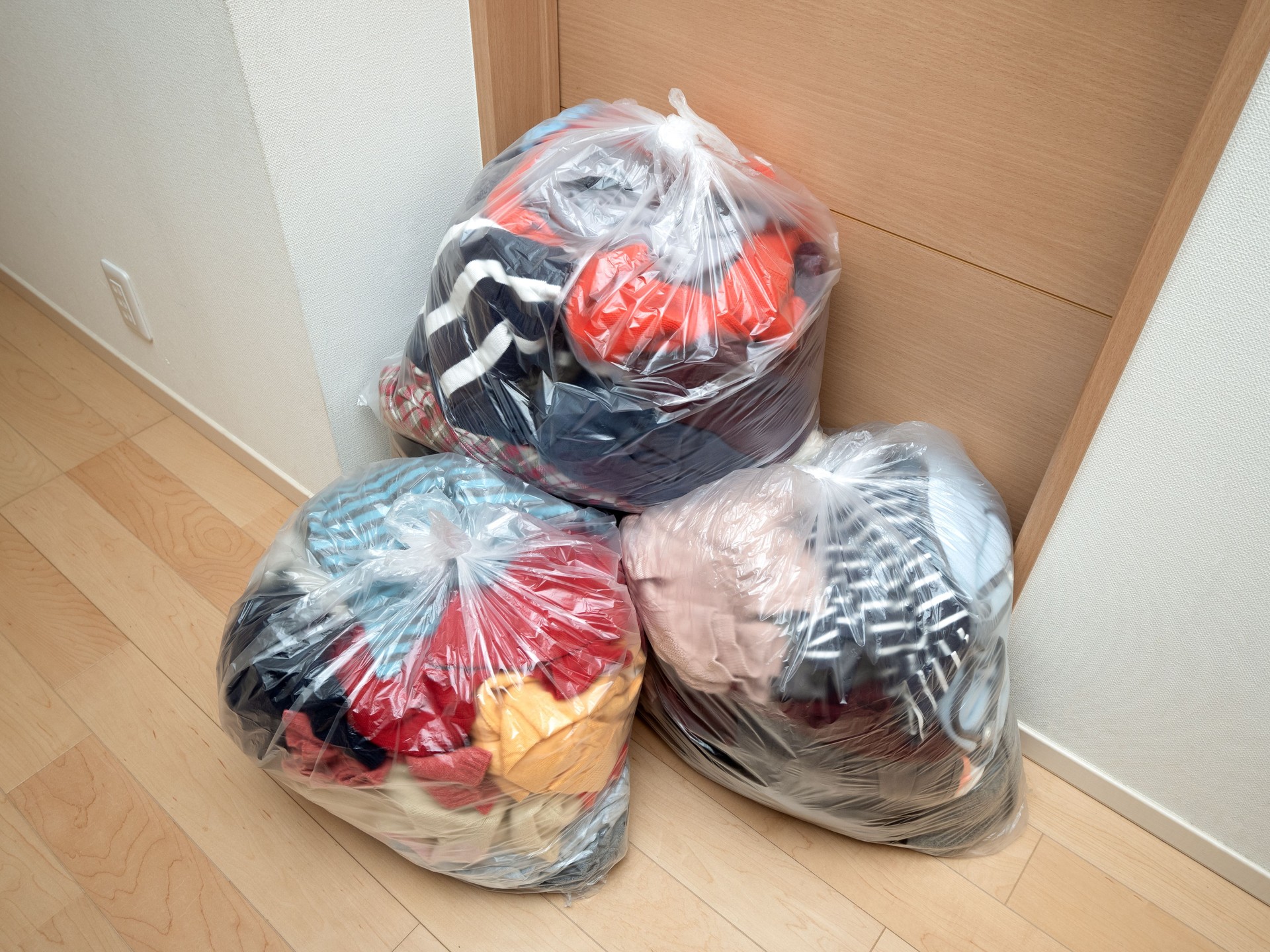 Disposal of clothing